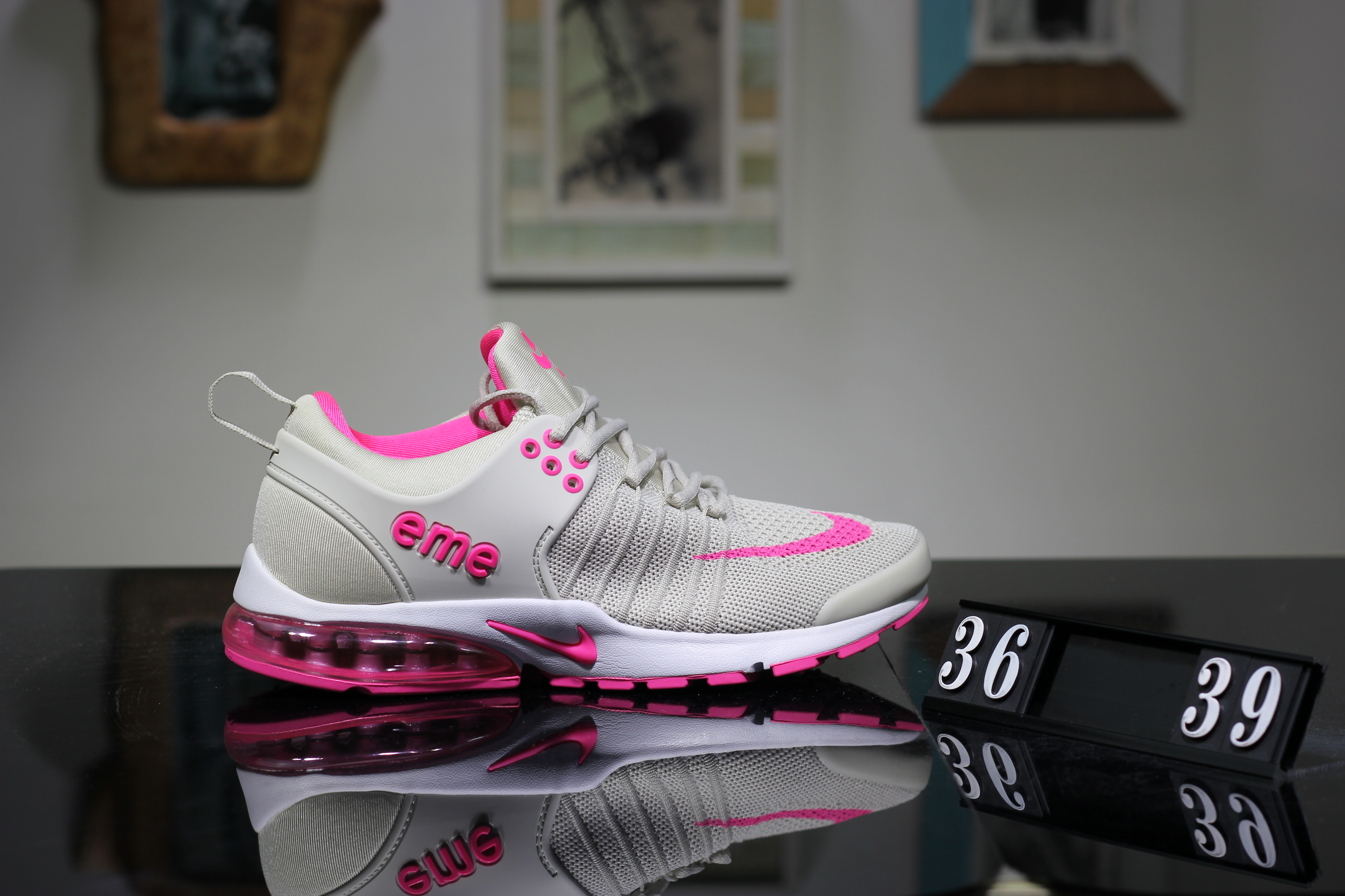 Women Nike Air Presto V Grey Pink Shoes